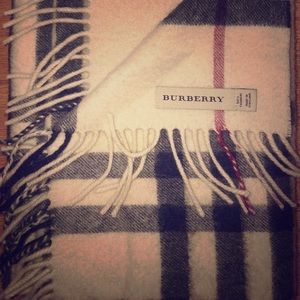 BURBERRY 100% Cashmere Scarf